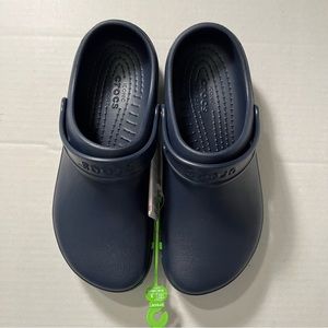 Crocs Specialist II Work Clogs Sz 10 Men Mules Navy Blue VENTILATED